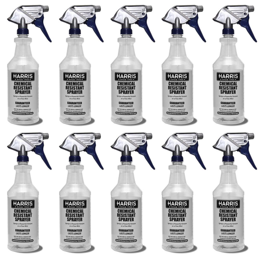 Harris 32 oz. HeavyDuty Chemical Resistant Pro Spray Bottle (10Pack
