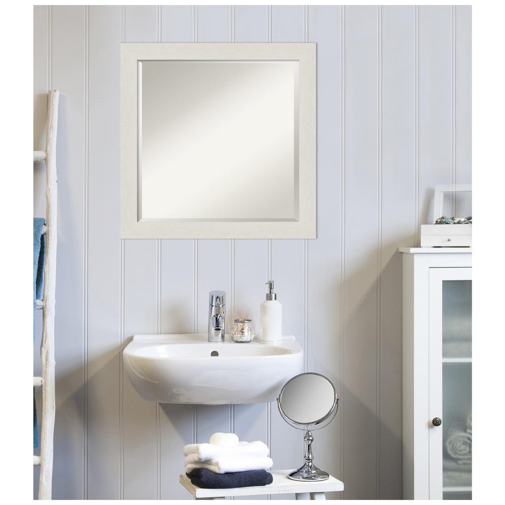 Amanti Art Rustic Plank White Narrow 23 38 In X