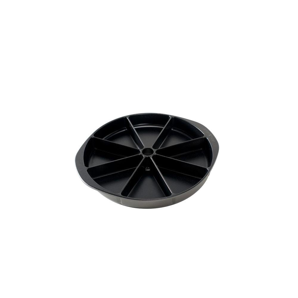 Nordic Ware 9.75 in. Scottish Scone and Cornbread Pan, Black