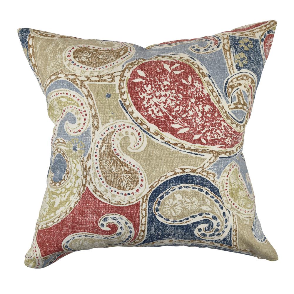 Vesper Lane Aboriginal Tan Geometric Down 20 In X 20 In Throw