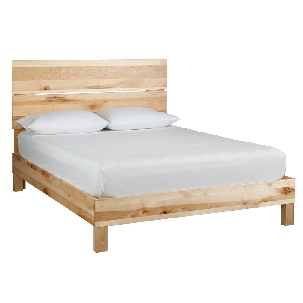 Progressive Furniture Jakob Natural Rustic Maple Queen Platform