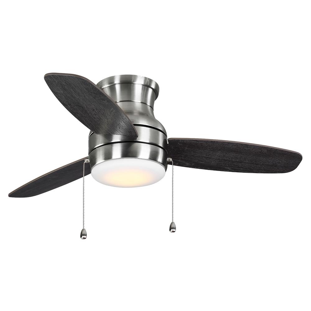 Home Decorators Collection Ashby Park 44 In White Color Changing Integrated Led Brushed Nickel Ceiling Fan With Light Kit And 3 Reversible Blades 59244 The Depot - Home Depot Ceiling Fan Light Bulb Led