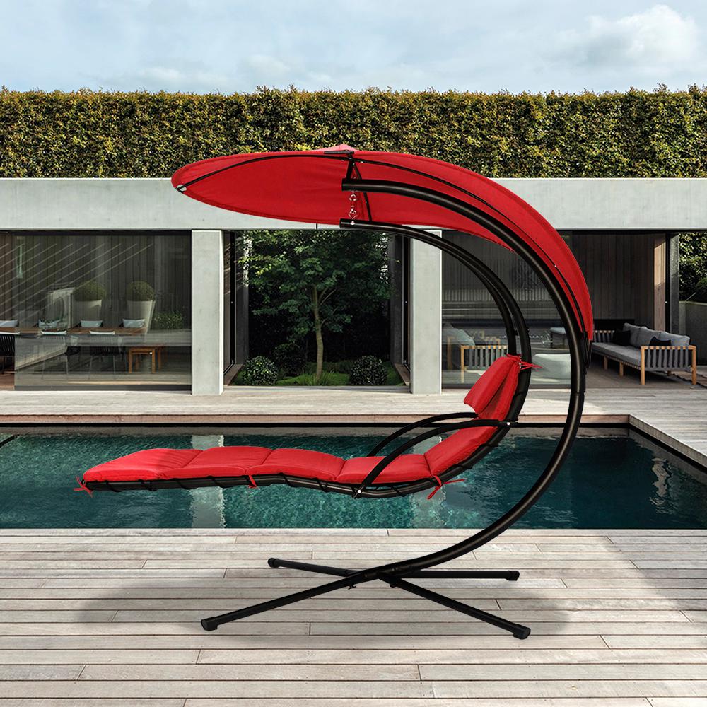 hanging curved chaise lounge