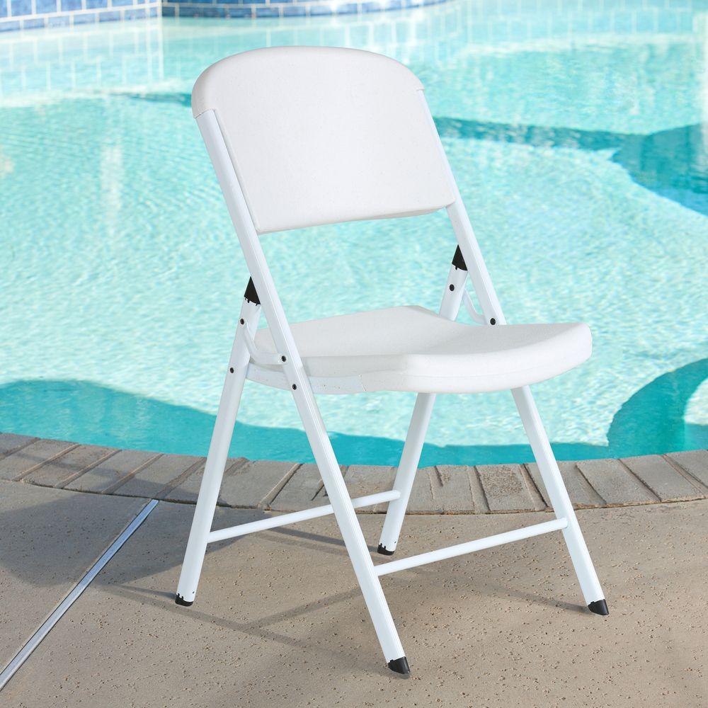 Lifetime Putty Folding Chair (Set of 4)80186 The Home Depot