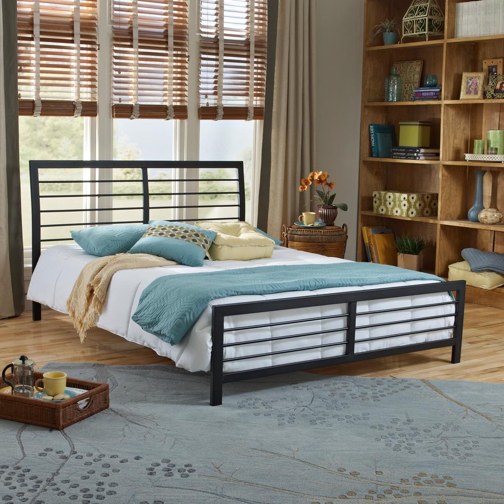 Rest Rite Torra Black Twin Bed FrameRRTCMB01853TW The Home Depot