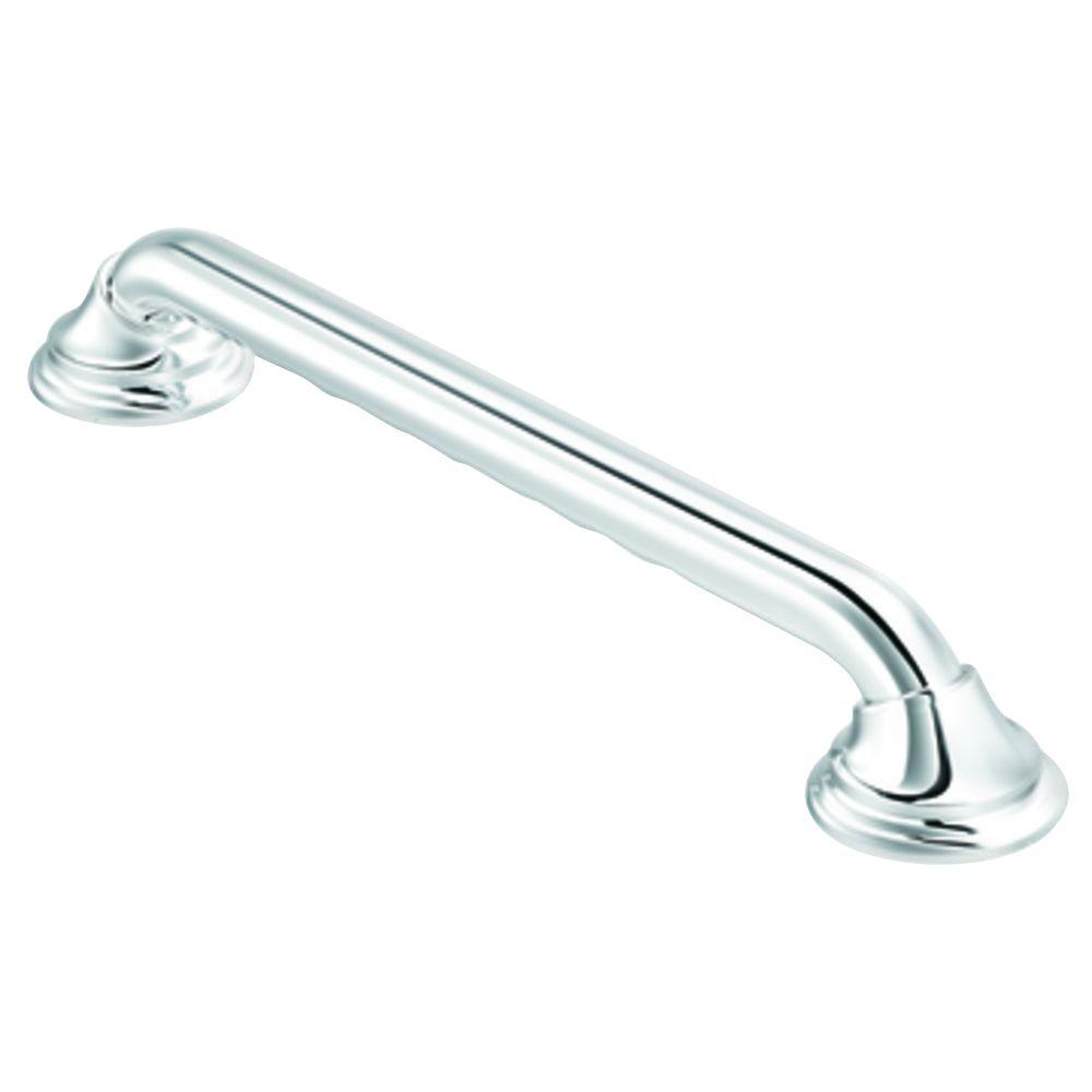 MOEN Designer Ultima 12 in. x 11/4 in. Screw Grab Bar with Curl Grip