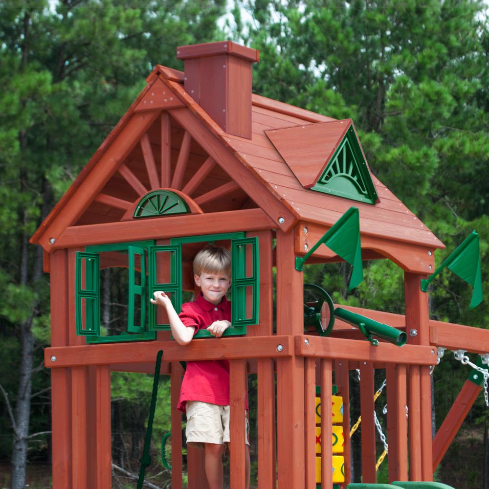 playset rock wall