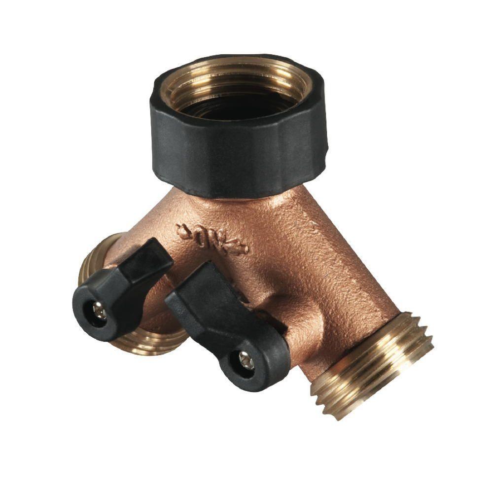 Melnor 2.76 in. Metal Y Connector-9000 - The Home Depot