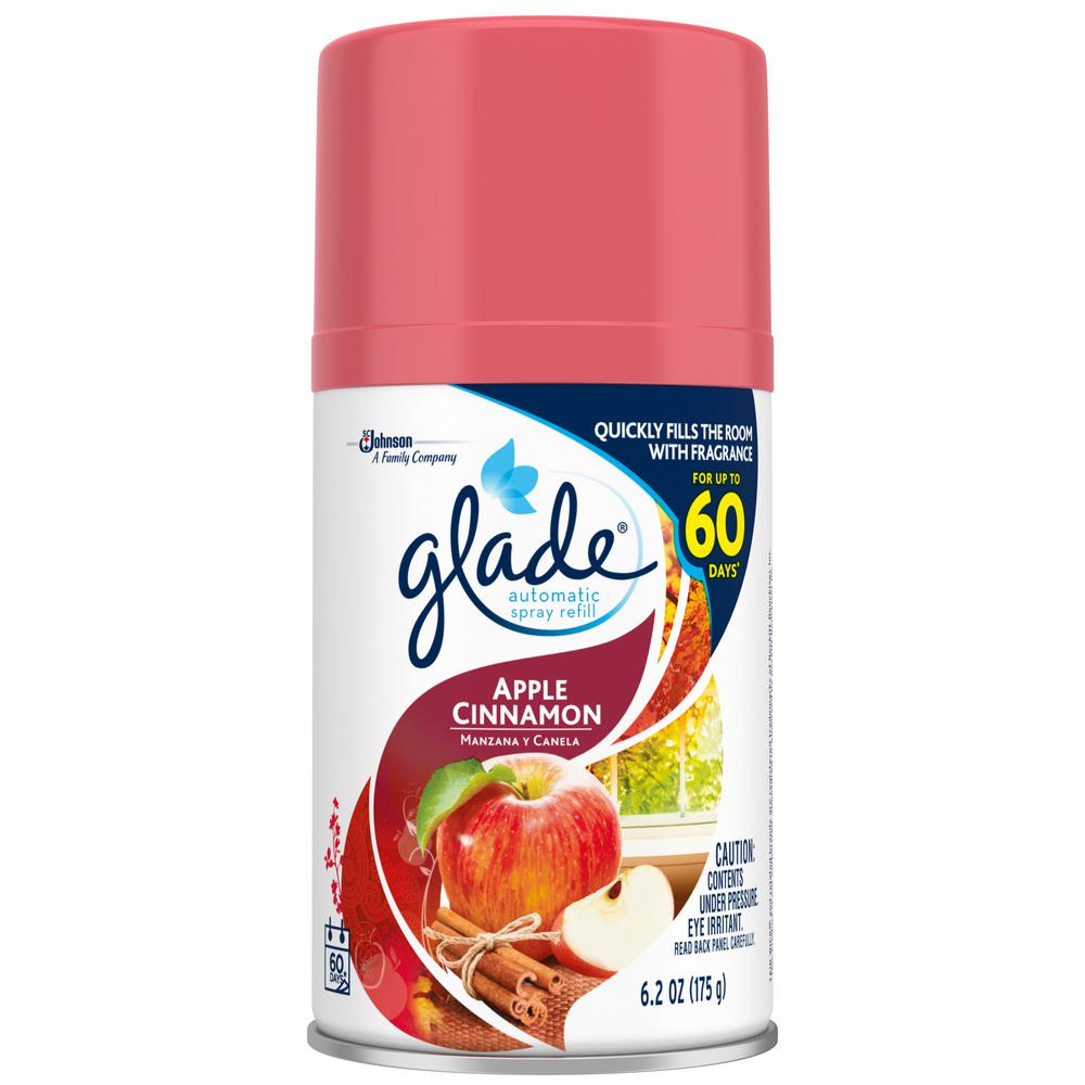 Glade 6.2 oz. Apple Cinnamon Automatic Air Freshener Spray ...