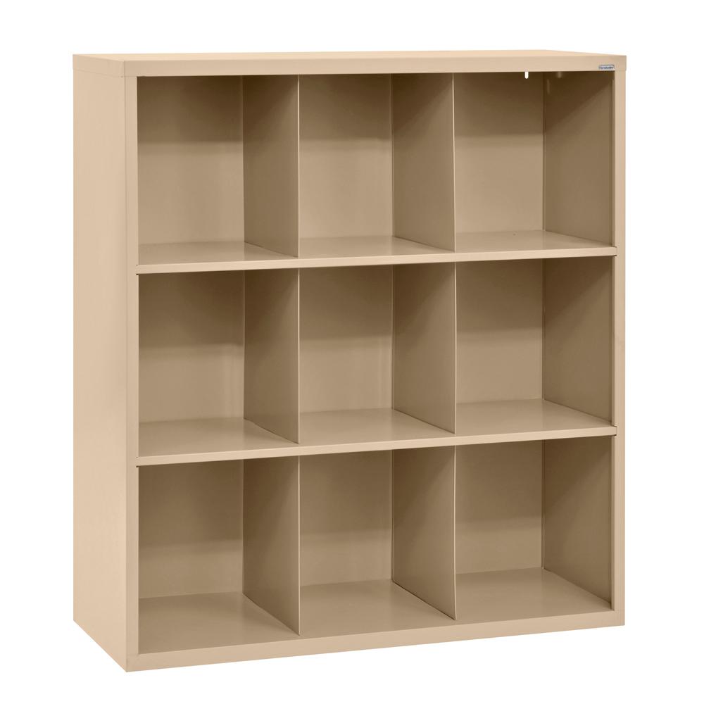 Sandusky Cubby 46 In X 52 Tropic Sand 9 Cube Organizer