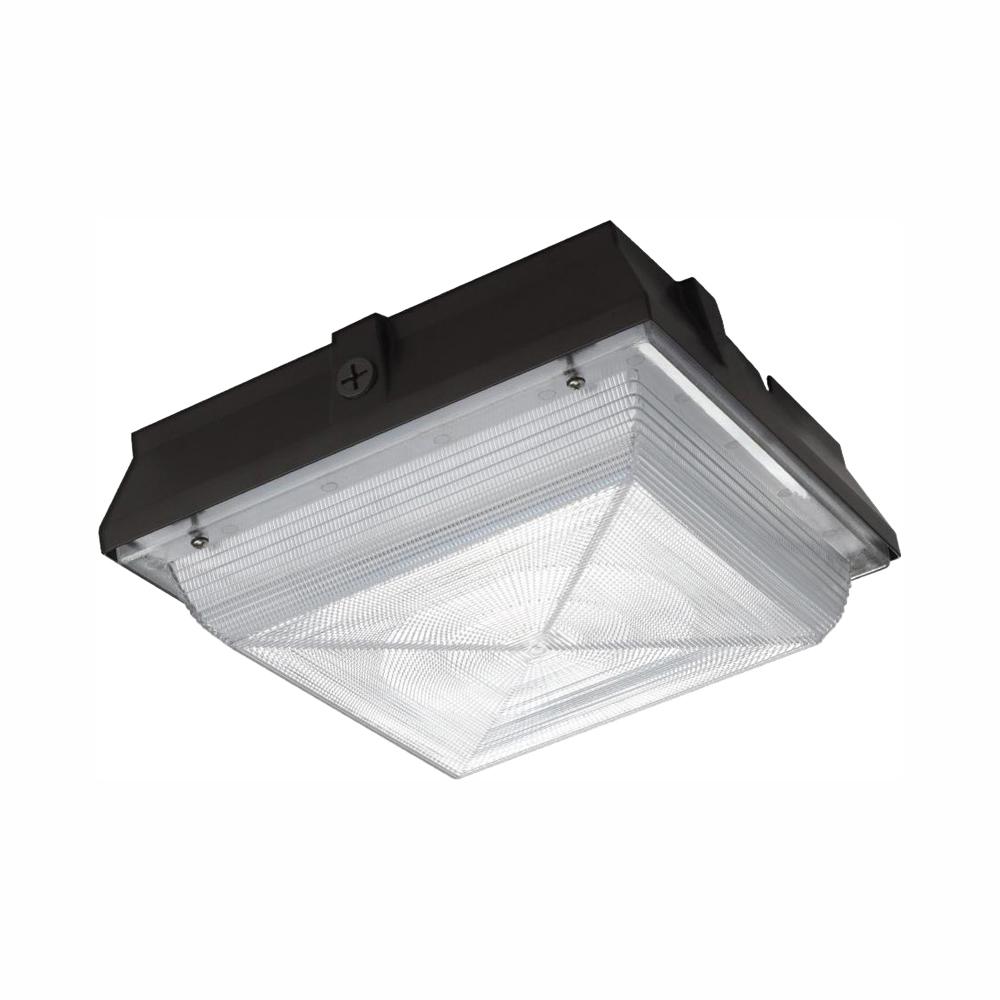 Commercial Electric HighOutput 20Watt Integrated LED Canopy Security