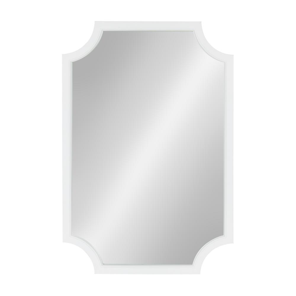 Kate And Laurel Hogan Scalloped Wood Framed Mirror 212096