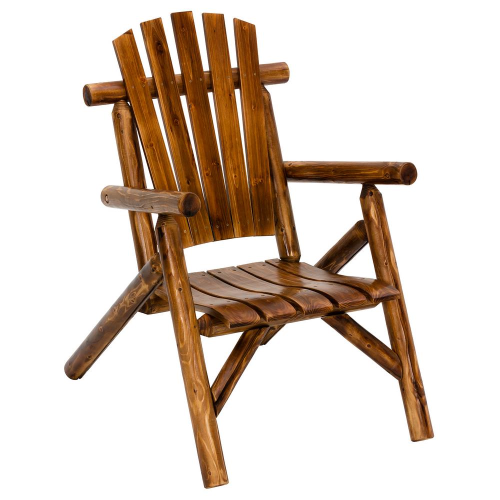 Wood Patio Furniture Jack Post Recently Added Chairs Log Brown Wood Outdoor Dining Chair