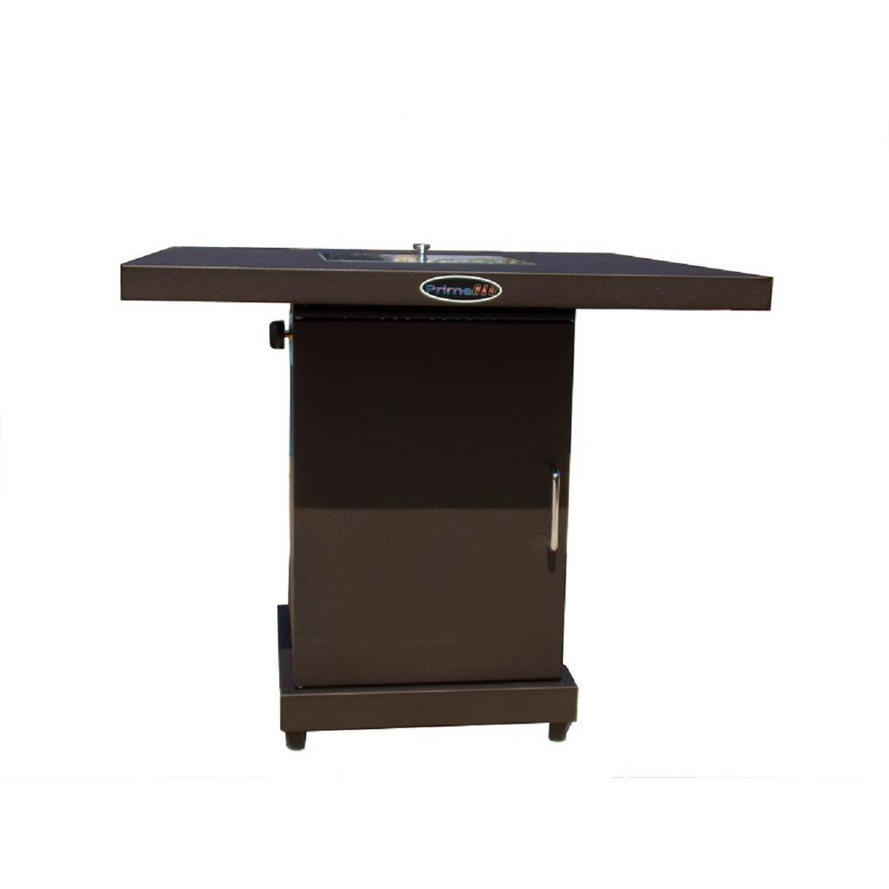 Az Patio 28 In Tall Antiqued Bronze Steel Conventional Propane