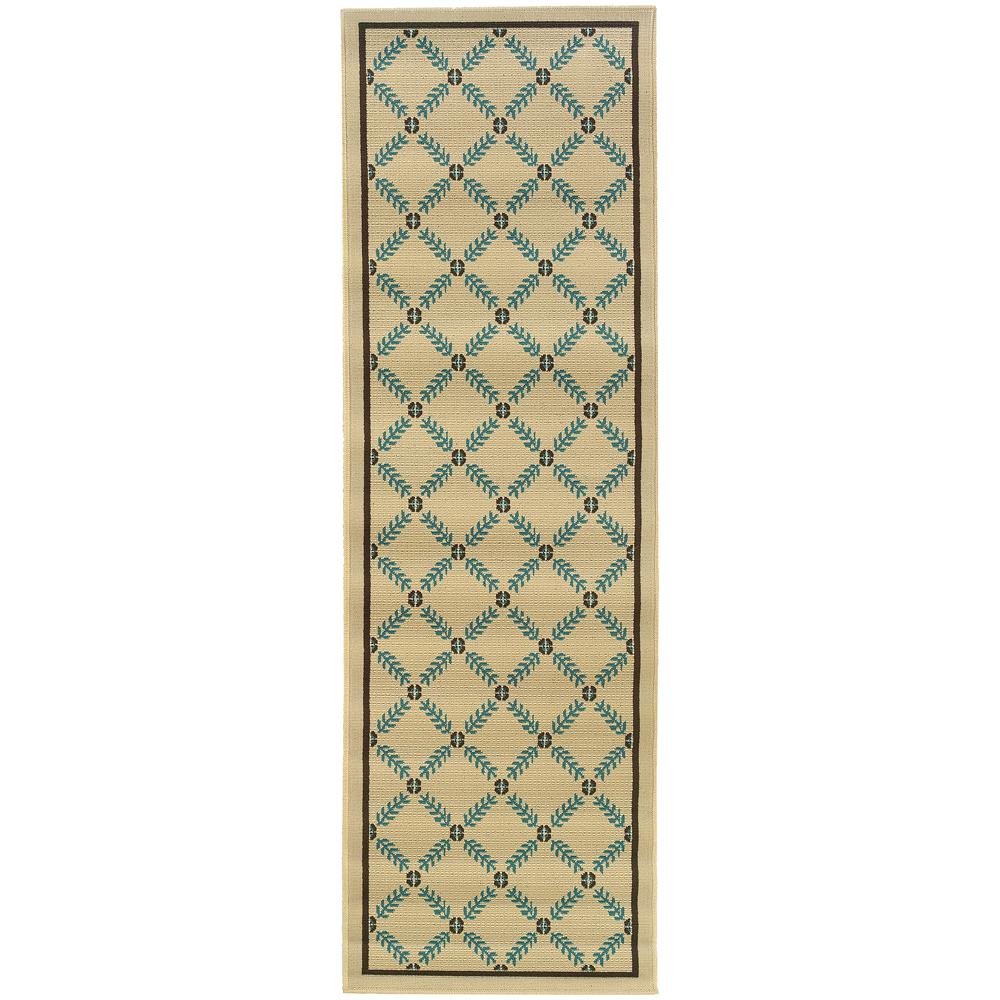 Home Decorators Collection Seaside Cream 2 Ft X 8 Ft Outdoor