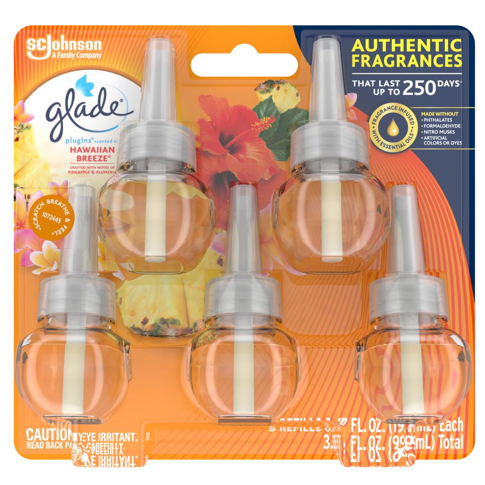 Glade 3.35 fl. oz. Hawaiian Breeze Scented Oil Plugin Air Freshener