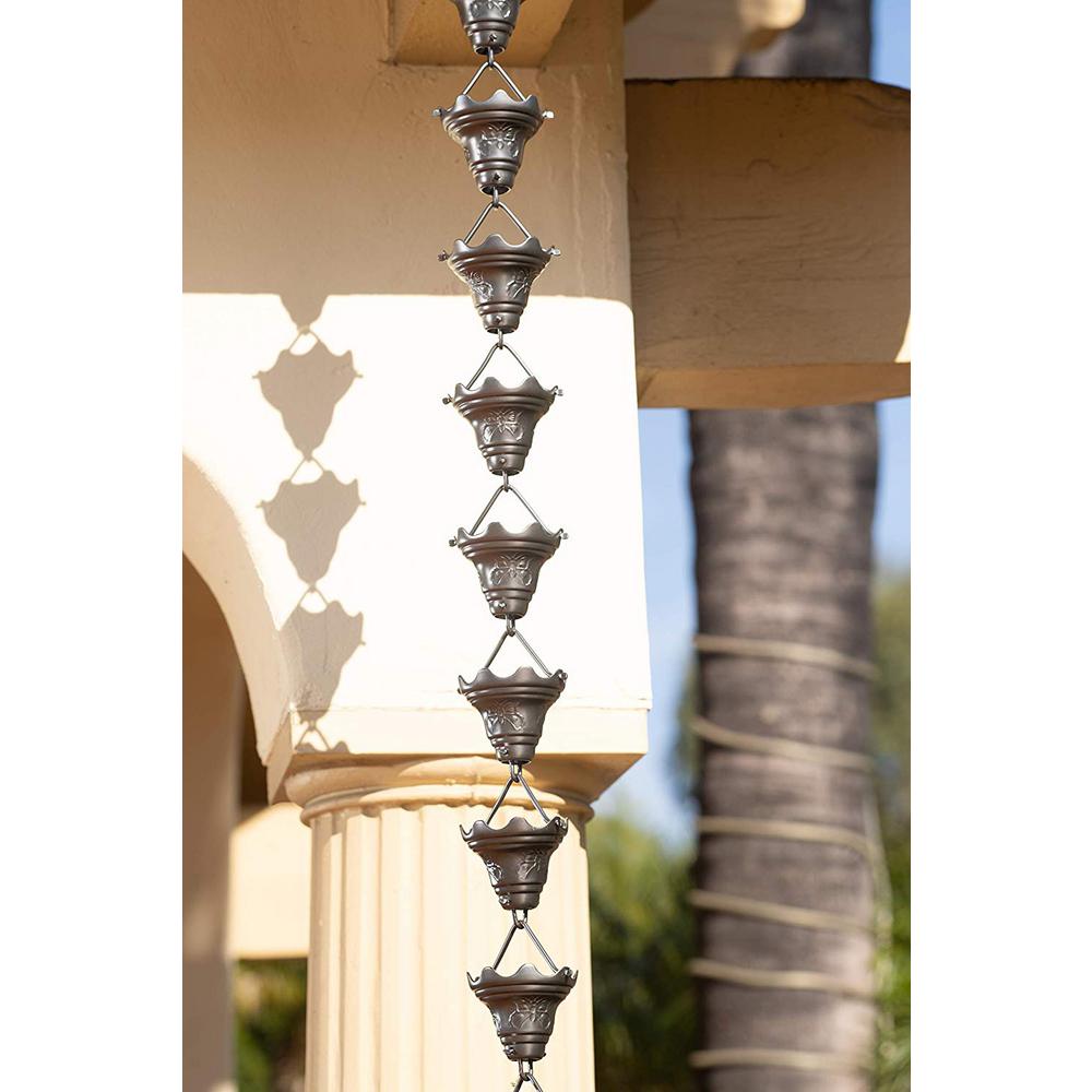 aluminum rain chains