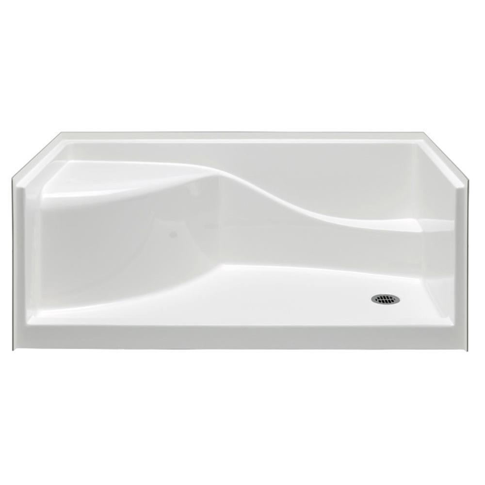 UPC 826541500485 product image for Aquatic Coronado 60 in. x 30 in. Single Threshold Right Drain Shower Pan in Whit | upcitemdb.com