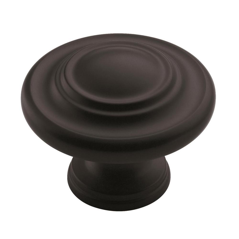 Amerock Inspirations 1-3/4 in. Flat Black Cabinet Knob-BP15862FB - The ...