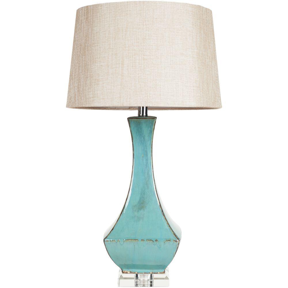 turquoise table lamps