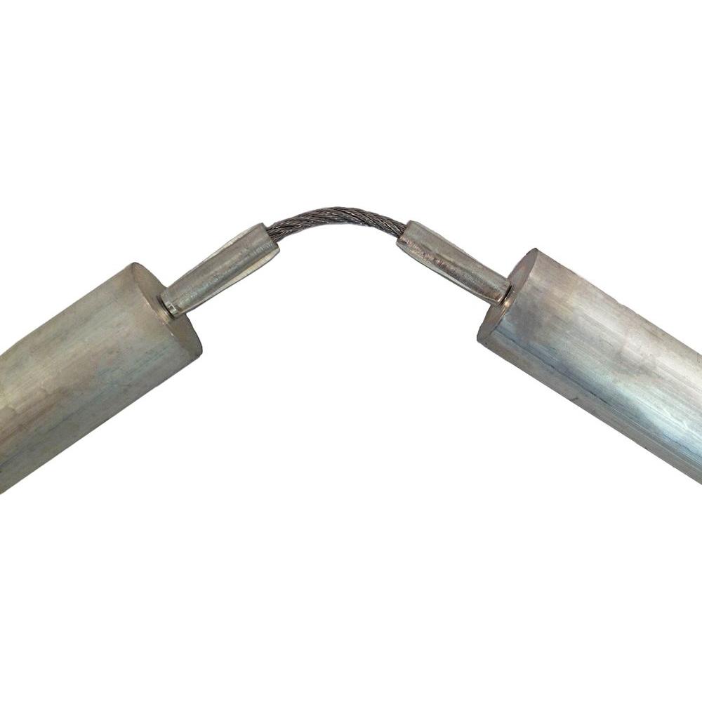 Blue Lightning Rod 44 inch Nipple Style Segmented Magnesium Anode Rod by Blue Lightning Rod