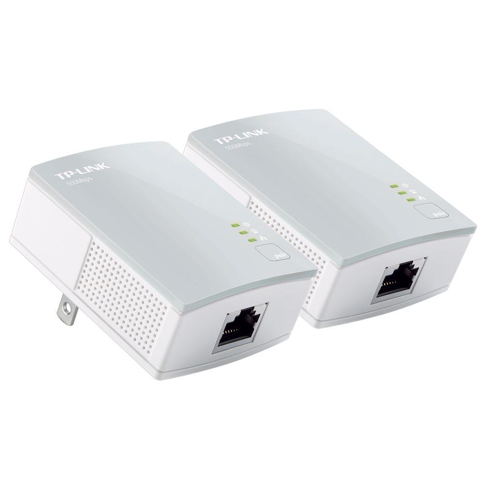 TPLINK AV500 Nano Powerline Adapter Starter KitTLPA4010Kit  The Home Depot