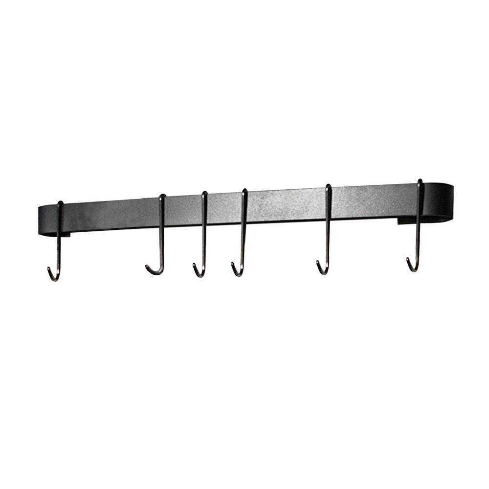Rack It Up pot hooks set of 8 Steel Gray Hammertone