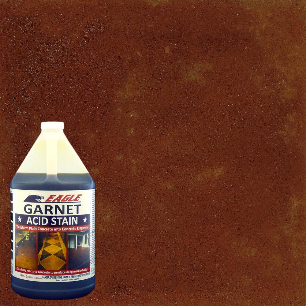 Eagle 1 Gal Garnet Interior Exterior Acid Stain Edadg The Home