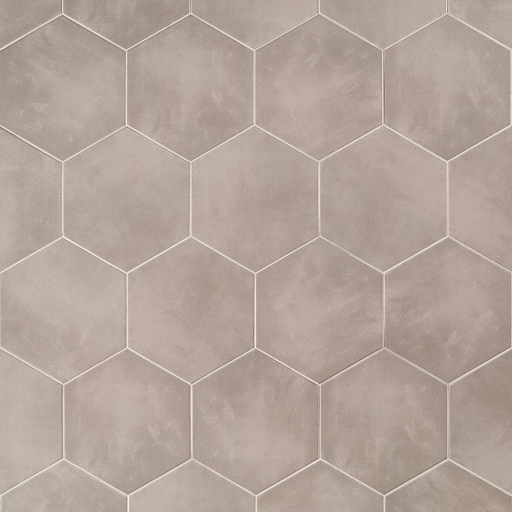 16 Pieces// 6.03 Sqft//Case Eclipse White 8 Hex
