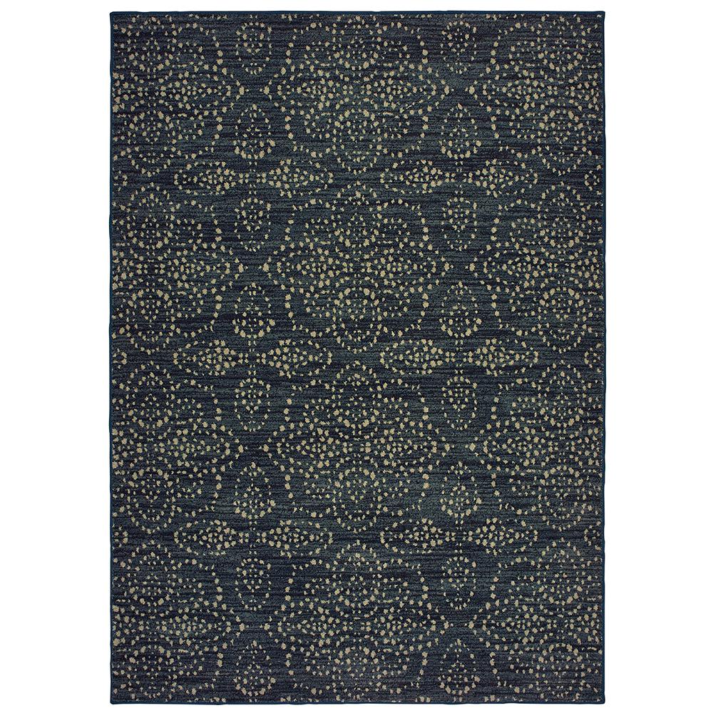Home Decorators Collection Gianna Indigo 1 ft. 10 in. x 3 ft. Area Rug442690 The Home Depot