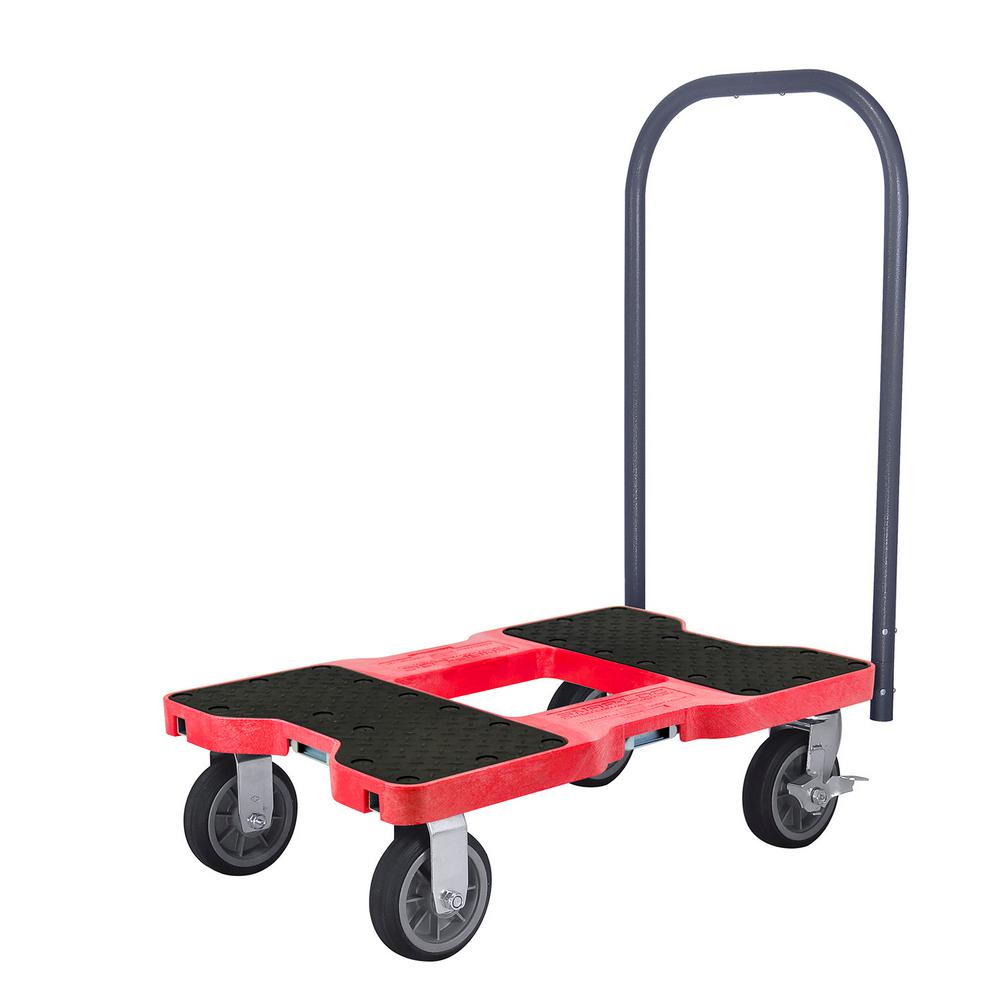 Muscle Carts SWMD-RED Hardwood Movers Dolly Sandusky Lee
