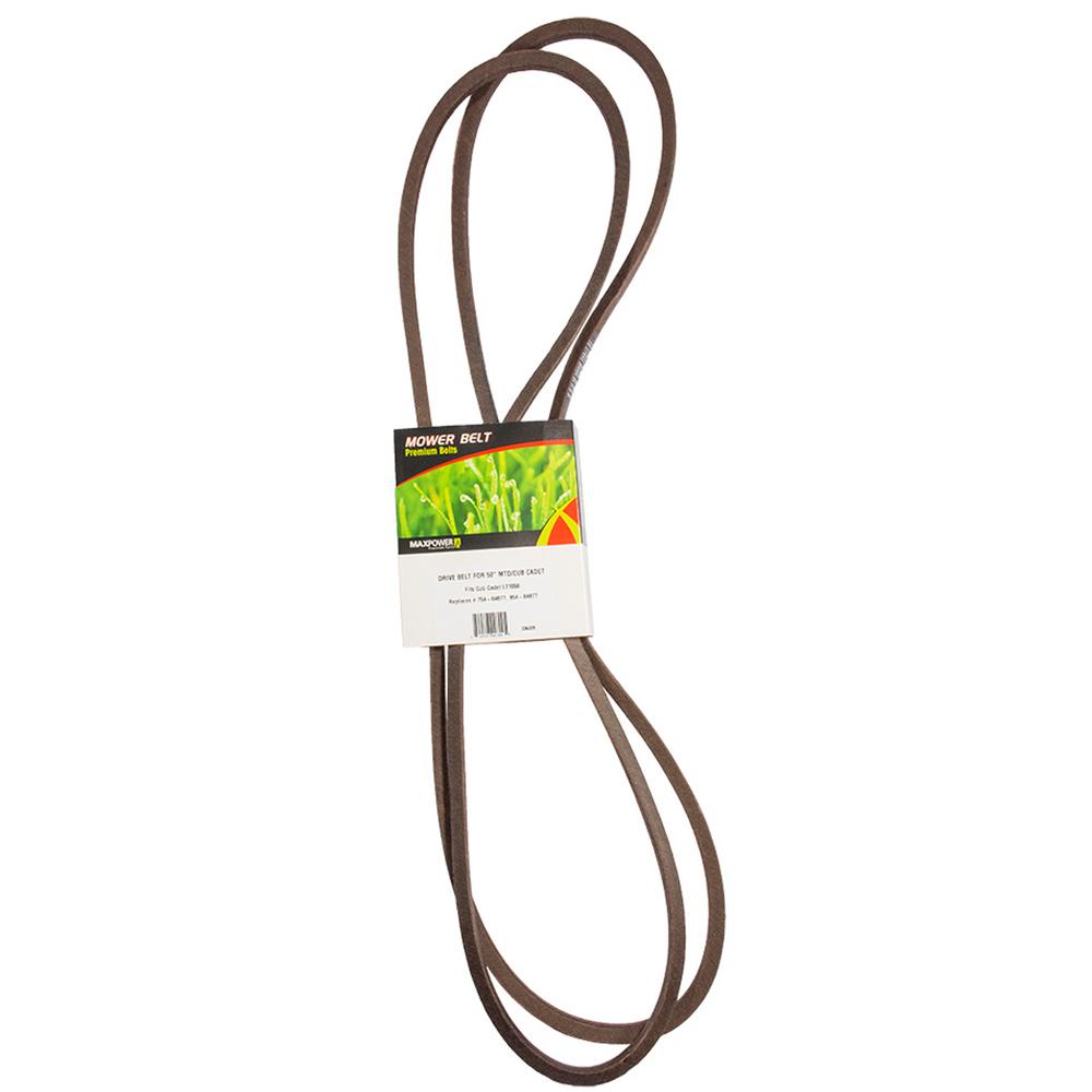 MaxPower Blade Drive Belt for MTD, Cub Cadet, TroyBilt Mowers Replaces