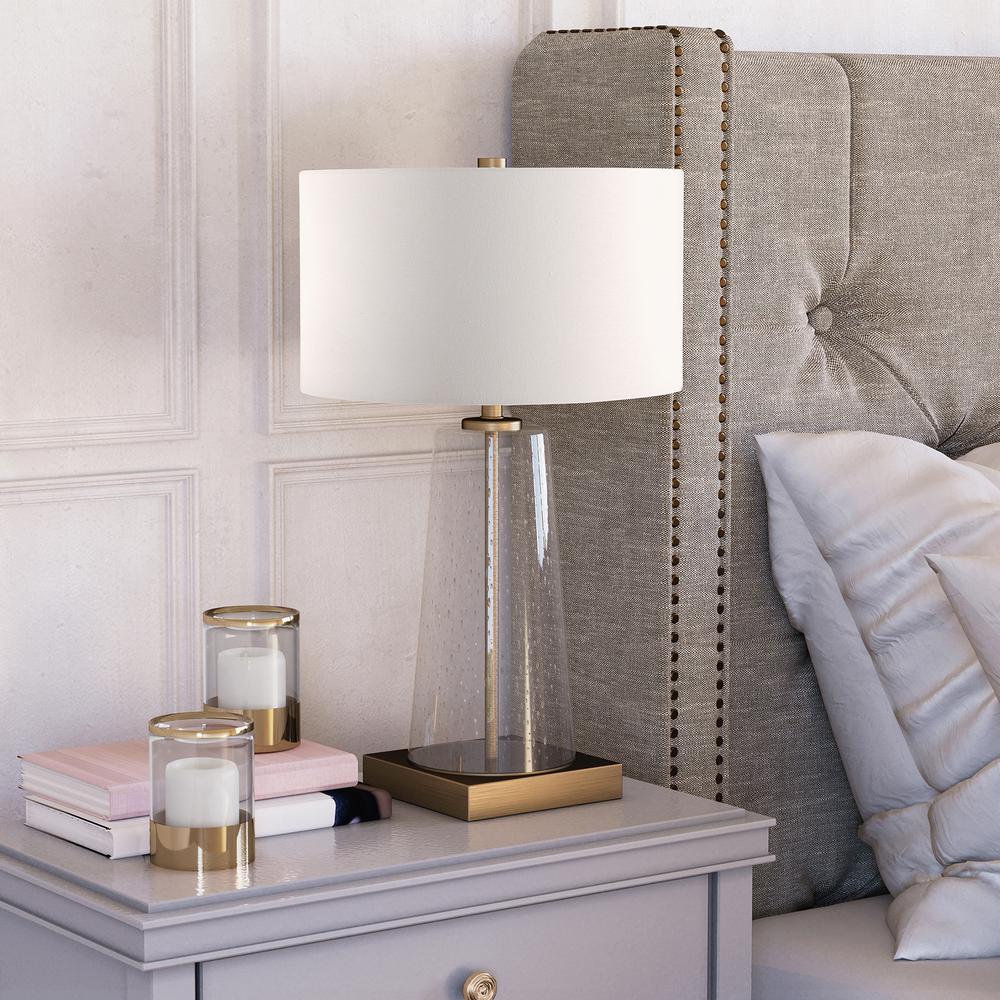 glass side table lamp