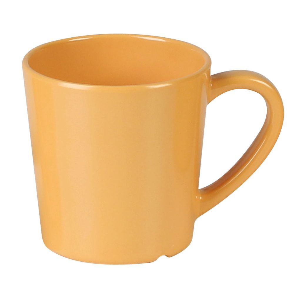 Restaurant Essentials Coleur 7 oz., 3-1/8 in. Mug/Cup in Yellow (12 ...