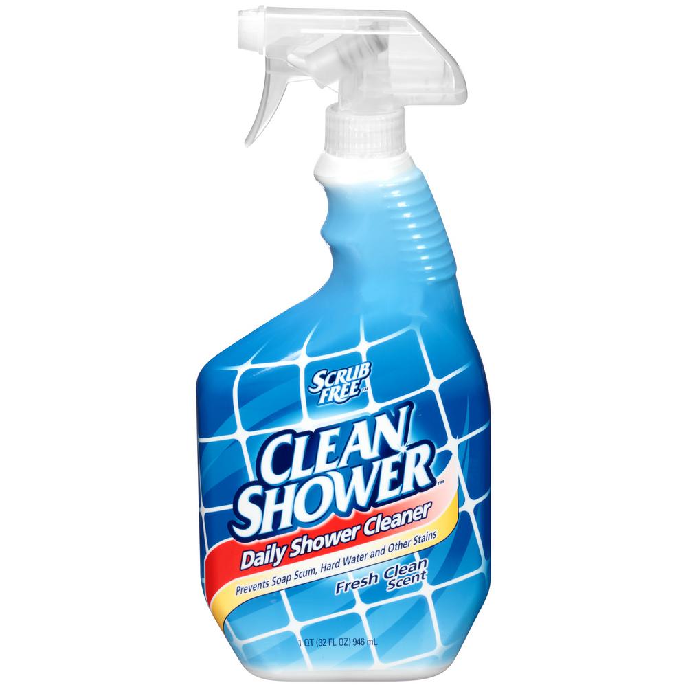 Scrub Free Bathroom Cleaner With Oxiclean Facial Scrub