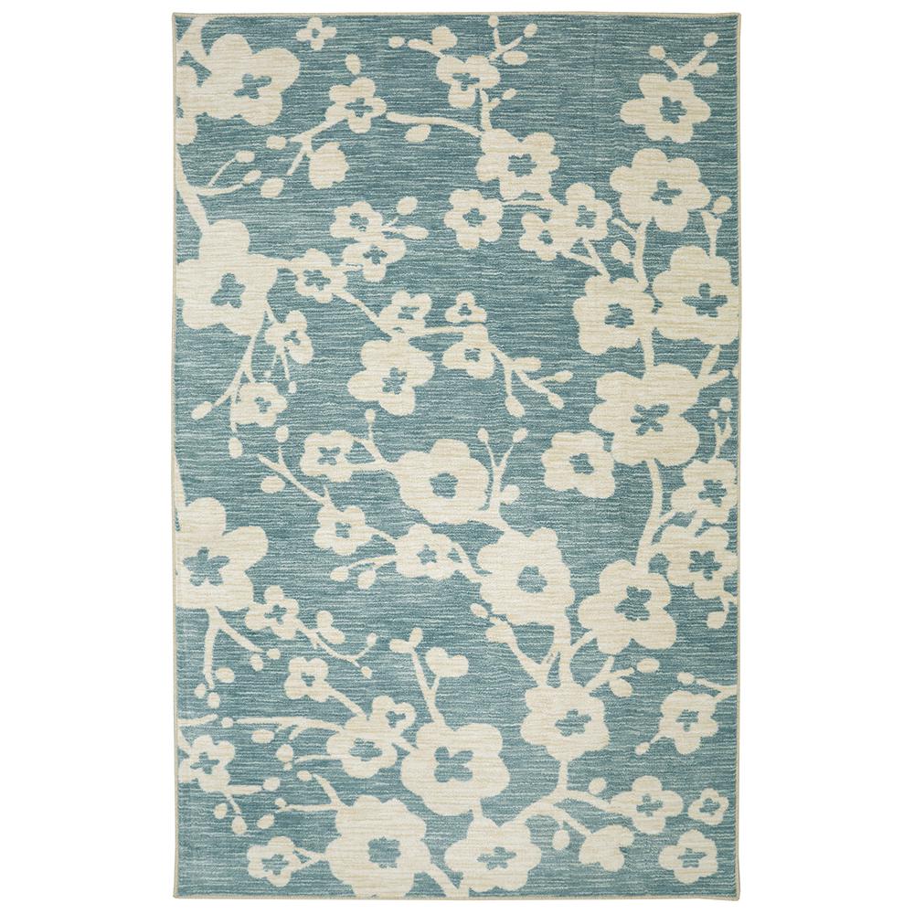 Mohawk Home Burbank Blossom Teal 8 Ft X 10 Area Rug 003409 Mohawk Home Burbank Blossom Teal 8 Ft X 10 Area Rug