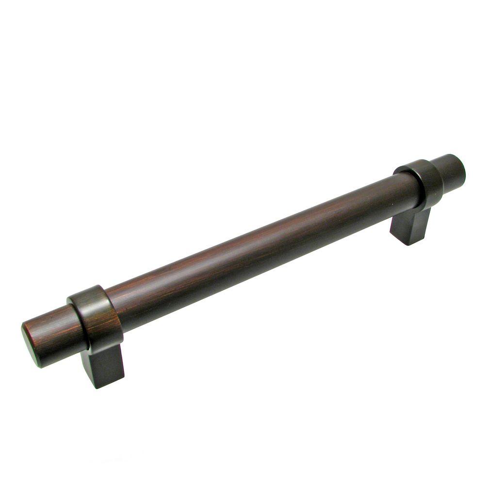 Richelieu Hardware 128 Mm Brushed Oil Rubbed Bronze Pull Bp5016128borb The Home Depot 4975