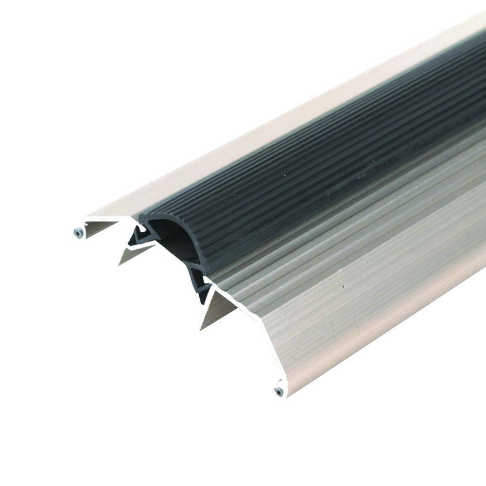 M-D Building Products Deluxe High 3-3/4 in. x 32 in. Satin Nickel ...