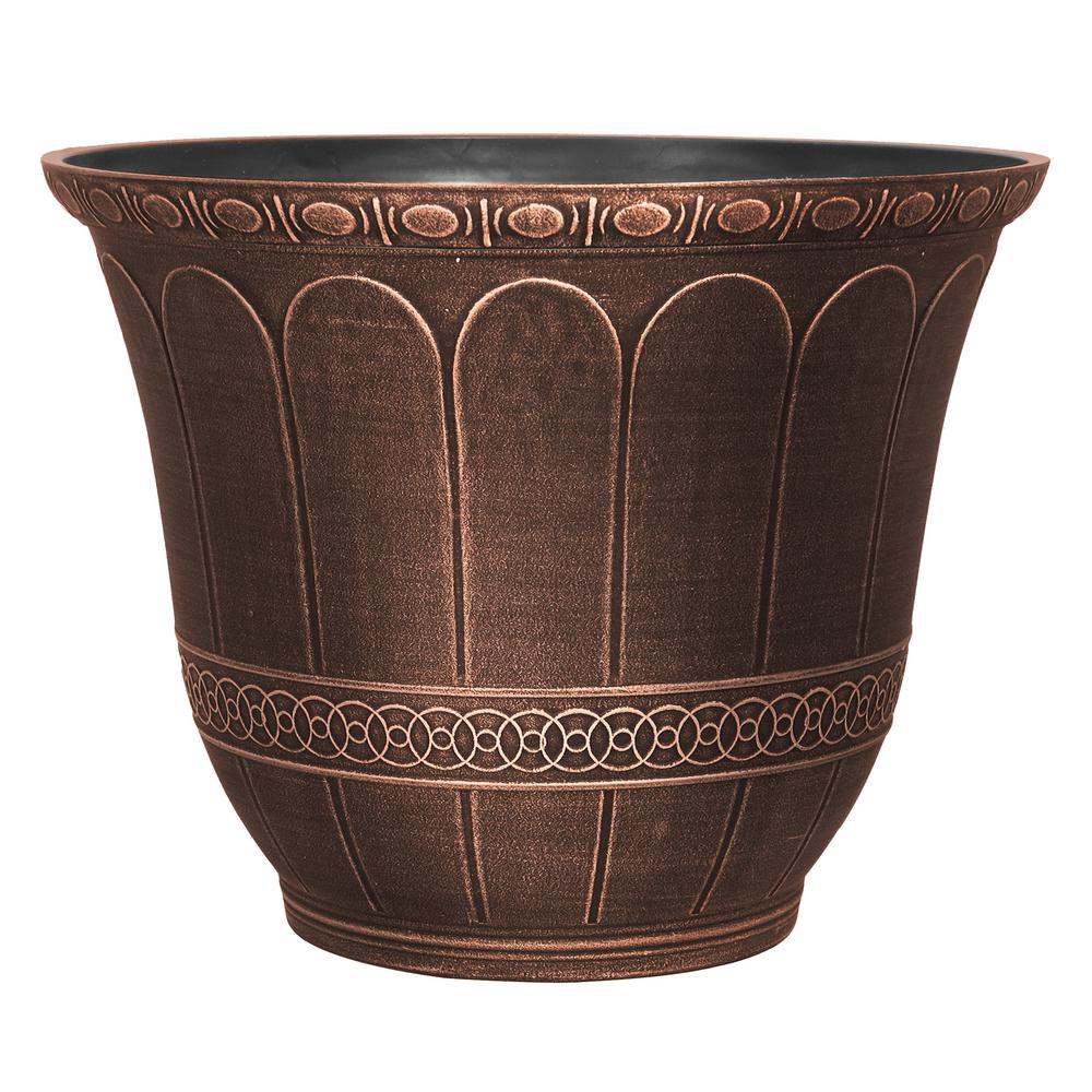 Unbranded Scalloped Flare 20 in. Warm Copper Plastic