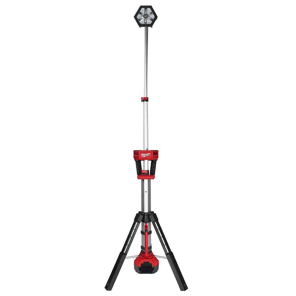 Milwaukee M18 18 Volt Lithium Ion Cordless 2000 Lumen Rocket Led Milwaukee M18 18 Volt Lithium Ion Cordless 2000 Lumen Rocket Led Stand Work