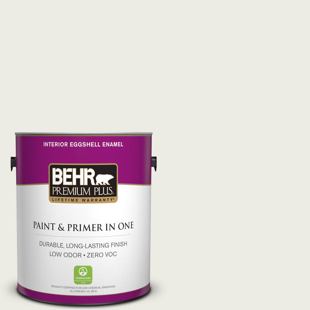 Behr Premium Plus 1 Gal W F 720 Silver Leaf Eggshell Enamel Zero W F 720 Silver Leaf Eggshell Enamel Zero Voc