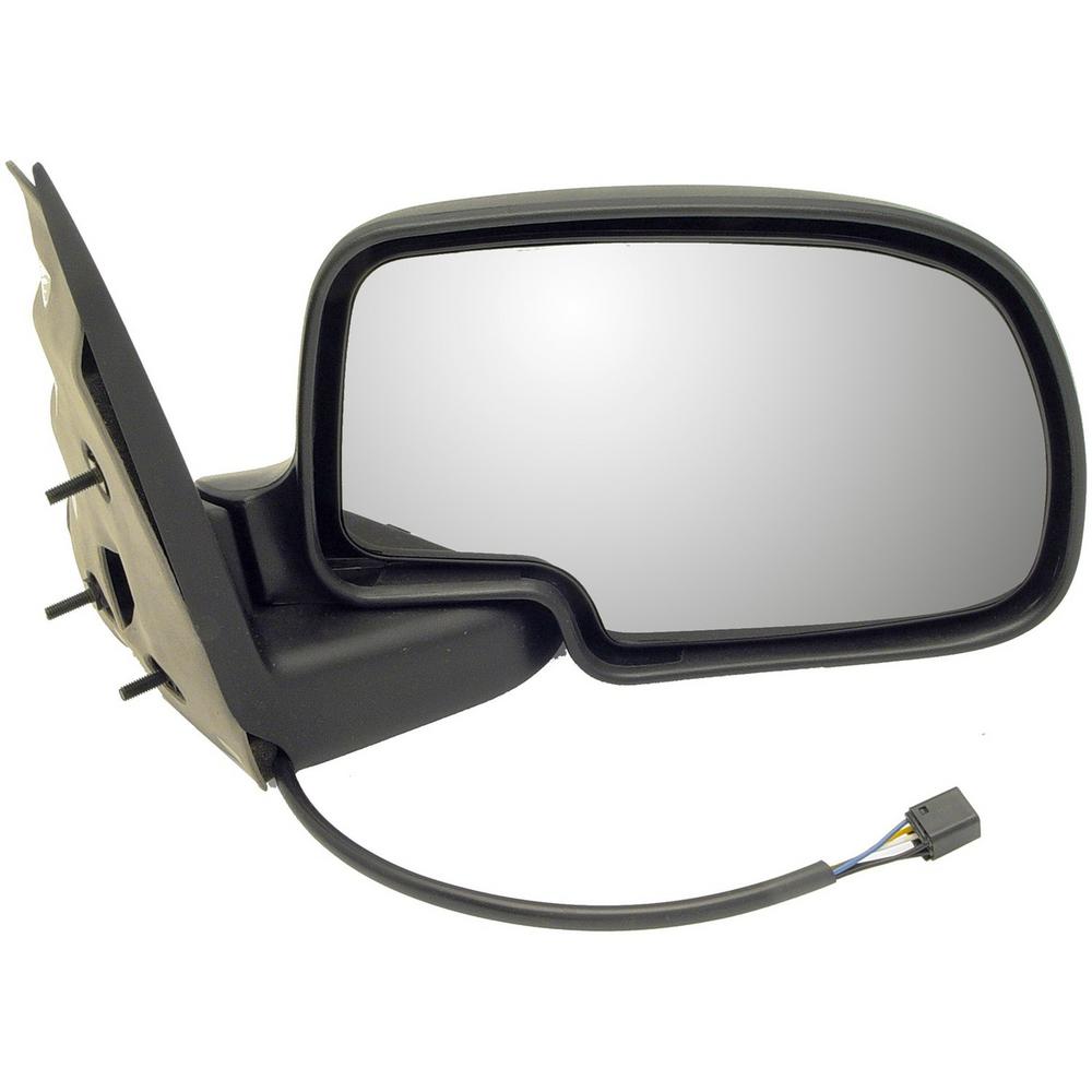 Dorman Side View Mirror - Right, Power, Heated; Black And Chrome With ...