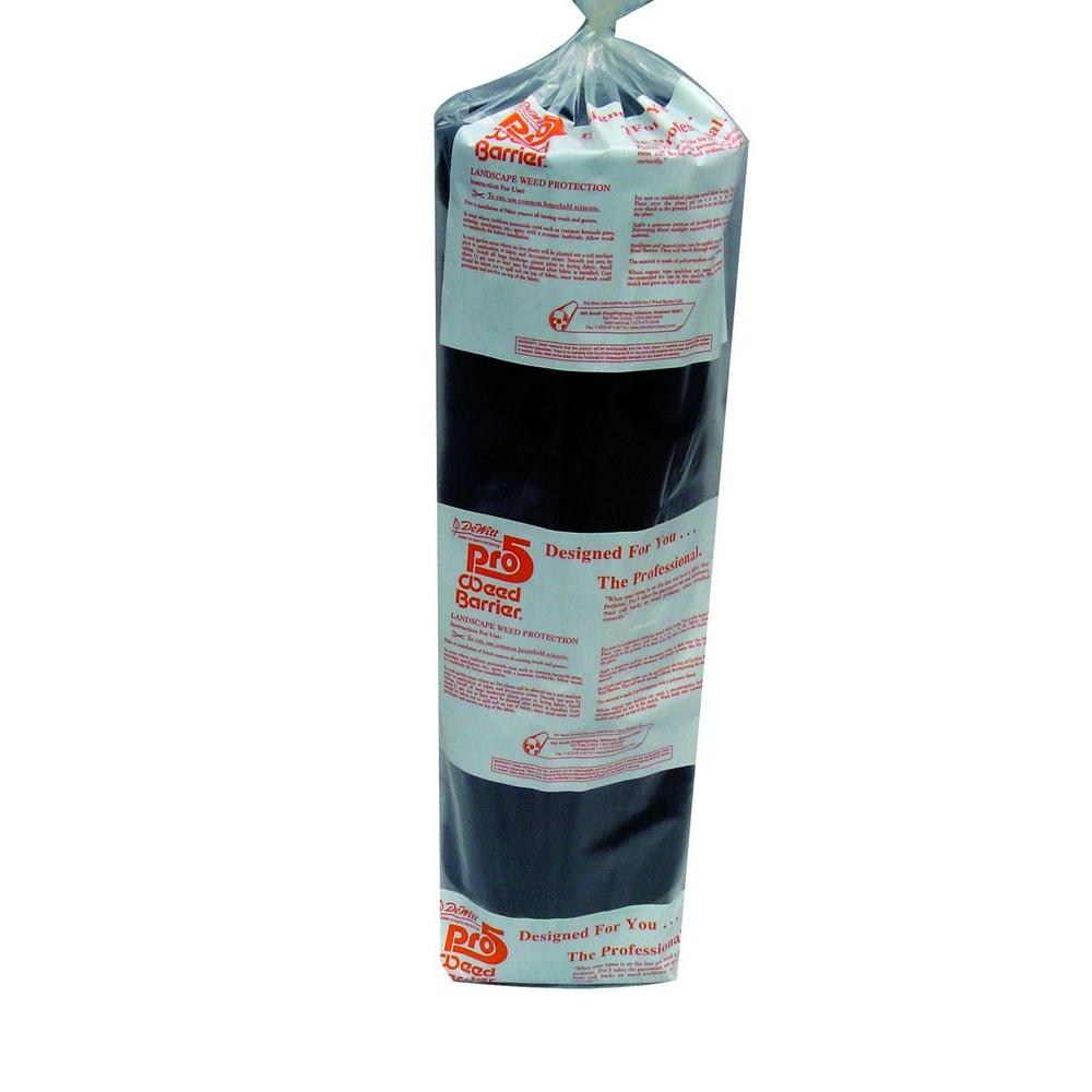 Easy Gardener 3 5 In Weed Barrier Landscape Fabric Garden Staples 3 Ft W X 250 L Polypropylene Black Pro 5