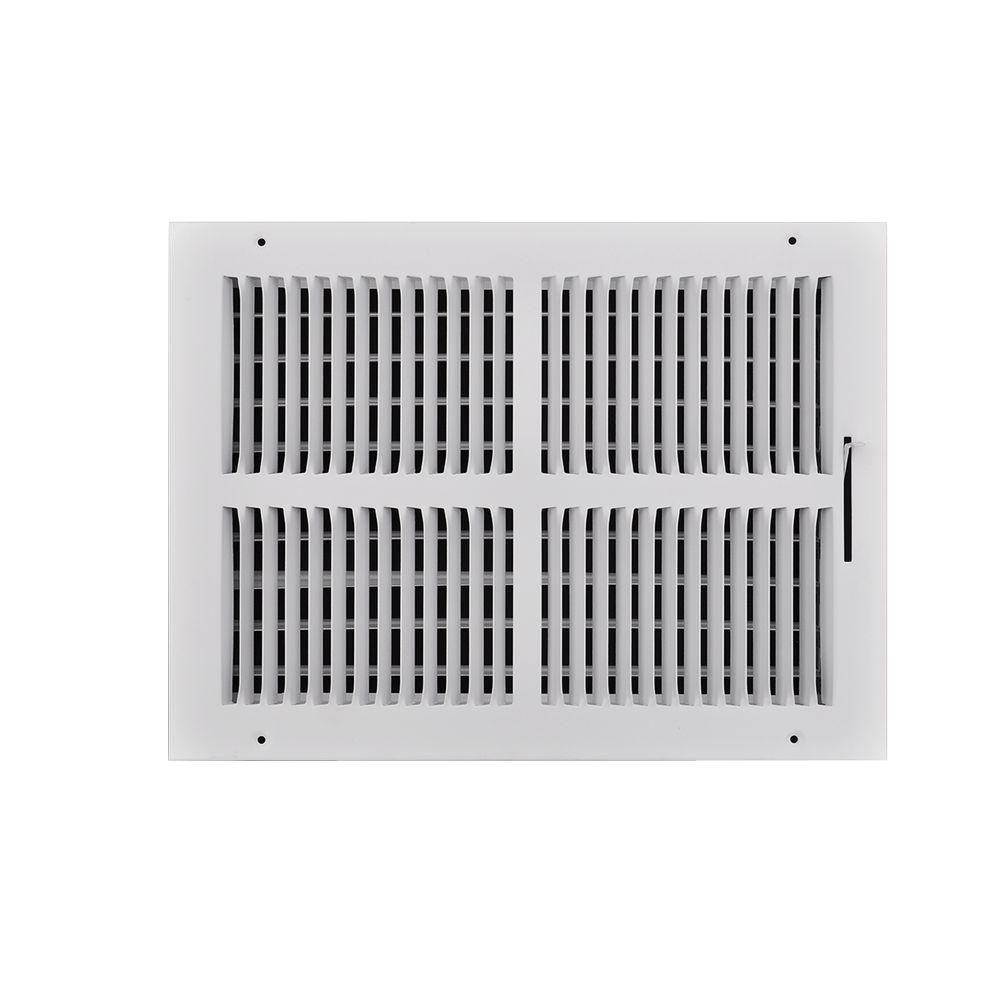 Truaire 14 In X 10 In 2 Way Wall Or Ceiling Register