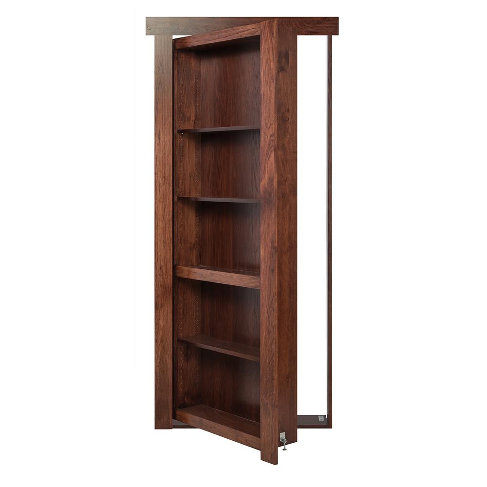 The Murphy Door 32 In X 80 In Flush Mount Assembled Hickory Dark