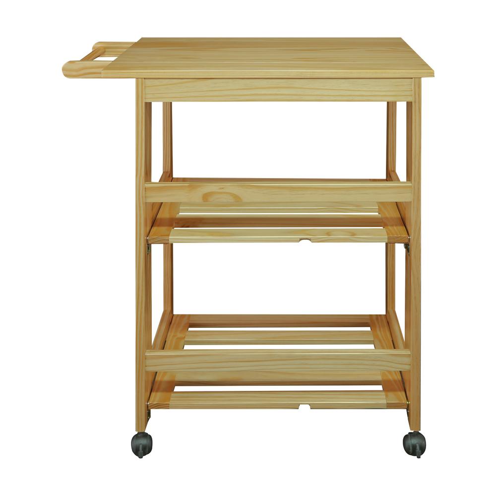 Casual Home Trek Folding Kitchen Cart 372 30 The Home Depot