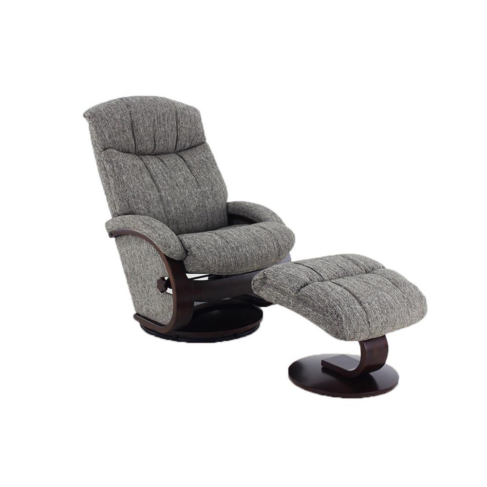modern swivel recliner modern style oslo collection alta teatro graphite fabric recliner with ottoman modern swivel recliners chairs the home depot modern swivel recliner modern style oslo collection alta teatro graphite fabric recliner with ottoman modern swivel recliners chairs the home depot