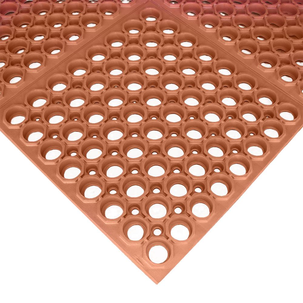 RubberCal Dura Chef Red 7/8 in. x 38.5 in. x 58.5 in. AntiFatigue Mat03_116_WRE The Home Depot