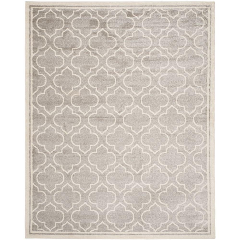 Safavieh Amherst Gray/Light Gray 11 ft. x 16 ft. Indoor/Outdoor ...