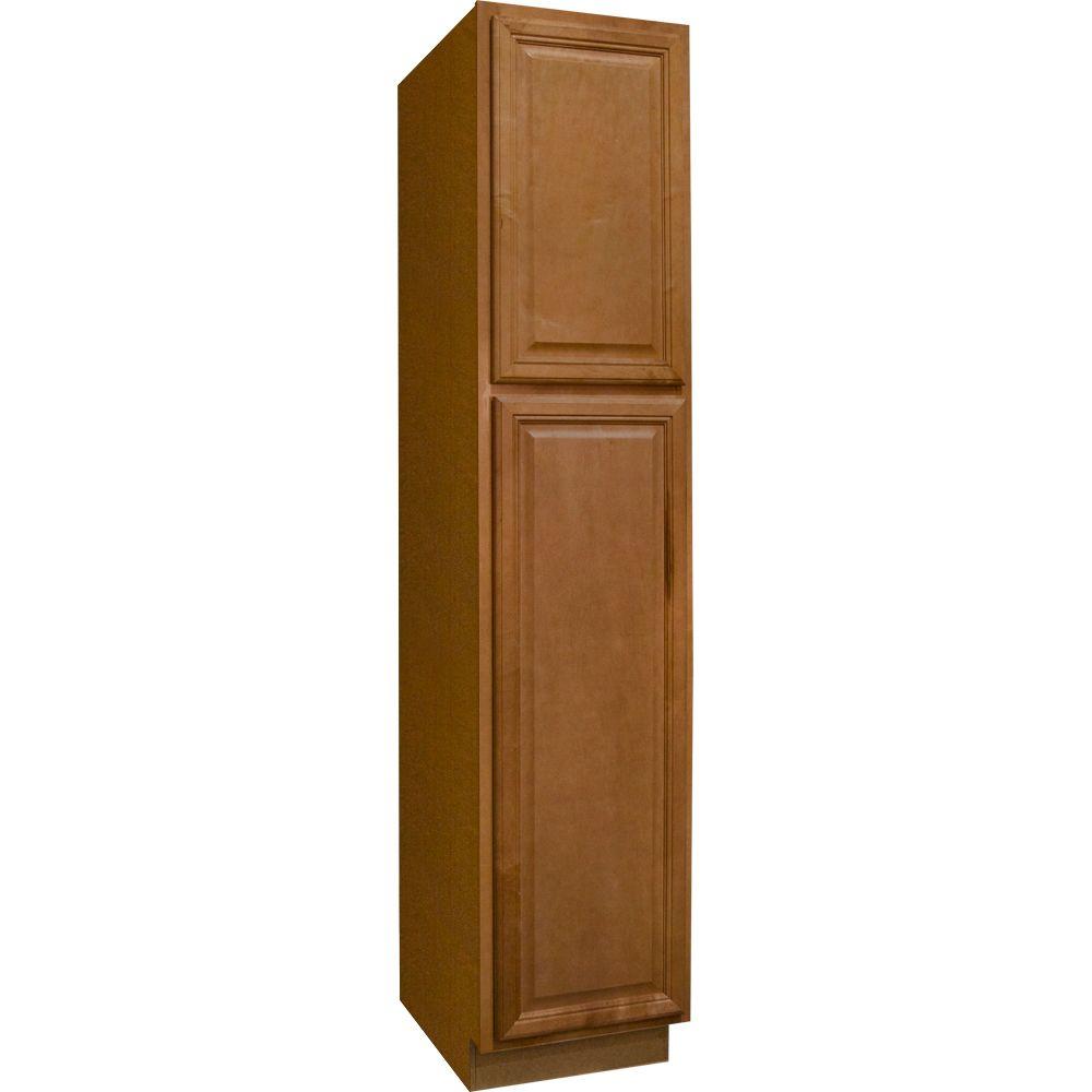 Hampton Bay Cambria Assembled 18 x 84 x 24 in. Pantry/Utility Kitchen ...